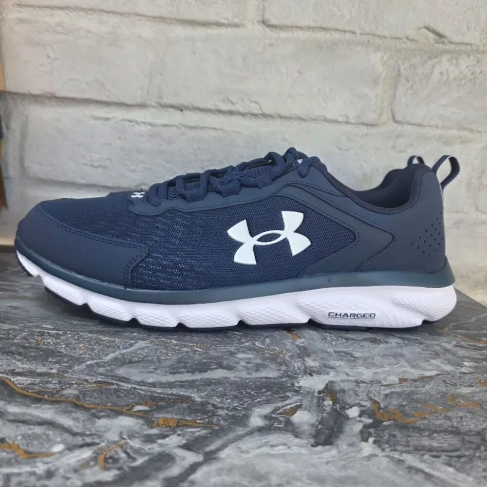 Under Armour Men's Charged Assert 9 Running Shoes Size 12 4E Extra Wide Navy